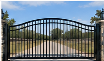 DT-130 Classic Arch drive-through gate